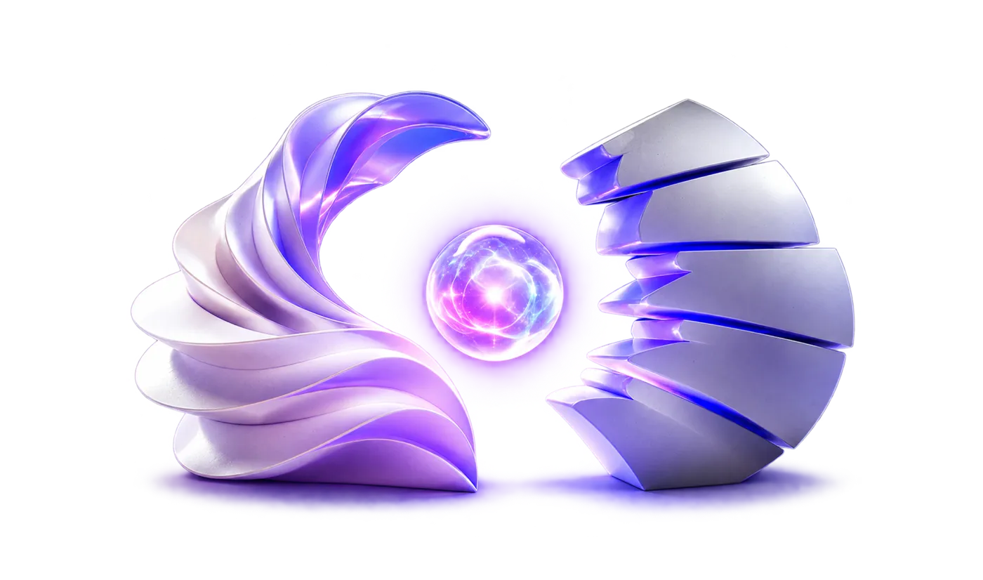 Abstract AI sculpture